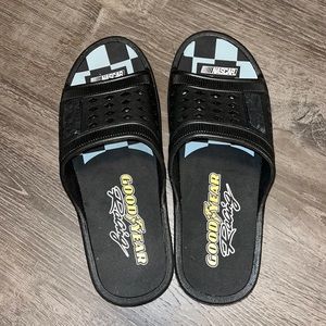 New Goodyear racing nascar slip on sandals size 12